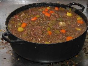A low-carb lamb stew inspired by Carl's mother.